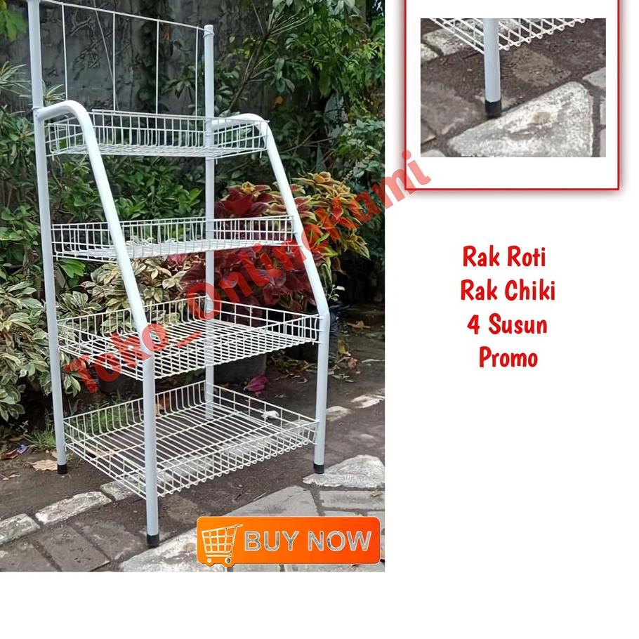 ○ Rak Chiki / Rak chiki 4 susun / rak chiki jumbo/ rak chiki 4 tingkat / rak chiki / keranjang chiki