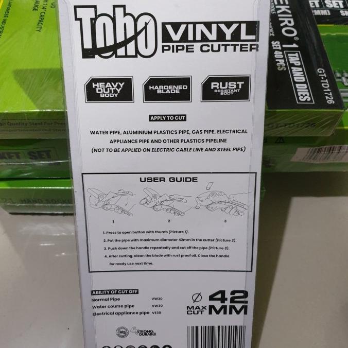 Gunting Pipa Pvc Toho / Pipe Cutter Toho Otomatis
