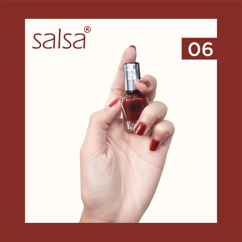 SALSA Nail Polish A Indonesia / Cat Kuku / Nude 1 2 Glam Glamour Set B / Peel Polish Kutek Halal Off Lupas Breathable Hijab Friendly / Color Pewarna Warna Matte Glossy Nude Bening / Satuan Ecer Full Set Paket / Cosmetic Beauty Tools Aksesoris / Varnish