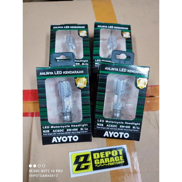 lampu LED motor bebek matik AYOTO
