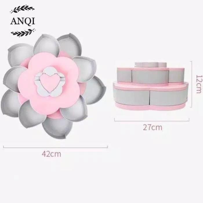 TOPLES BUNGA 2 TINGKAT / TOPLES PUTAR BENTUK BUNGA / DW-02