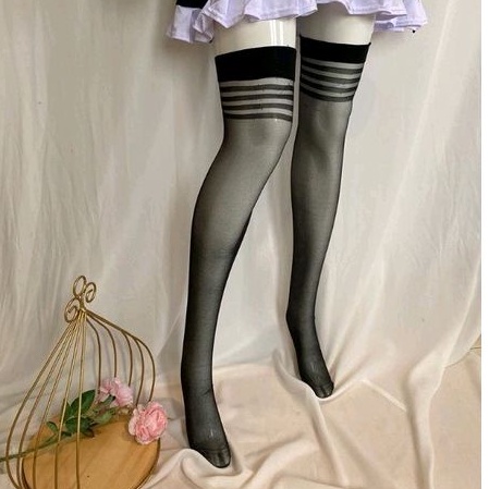 Stocking M-3XL Jumbo Open Bust Open Croth V Terbuka Berlubang by HannahLingerie 431