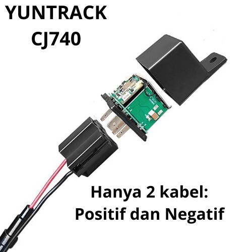 GPS Tracker berbentuk Relay GPS tersembunyi gps relay - Yuntrack CJ740