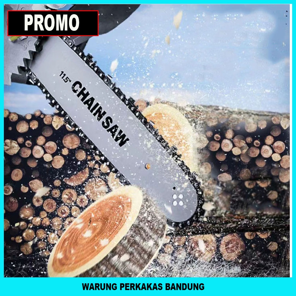 XENON Adaptor Chainsaw 12 inch / Electric Chain Saw Mini 12'' inch Mesin Gergaji Senso Mini