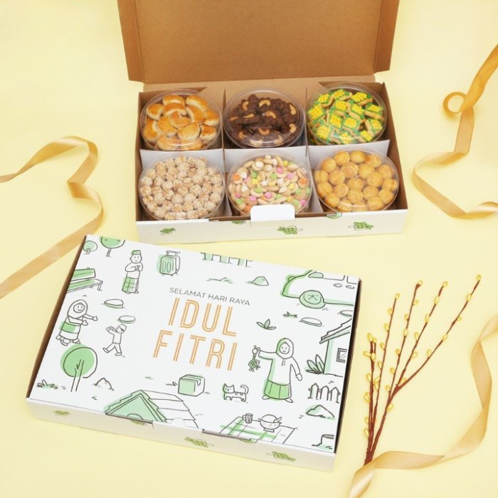 

Box Kue Lebaran Dus Hampers Idul Fitri Kotak Kue Isi 6 Toples 500Gr 004