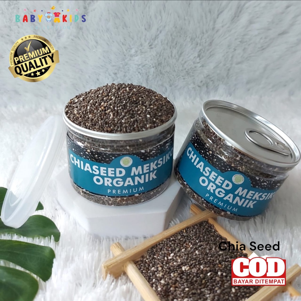 

Can - Chia Seed Meksiko Organik Biji Chia Impor Chiaseed Kualitas Premium