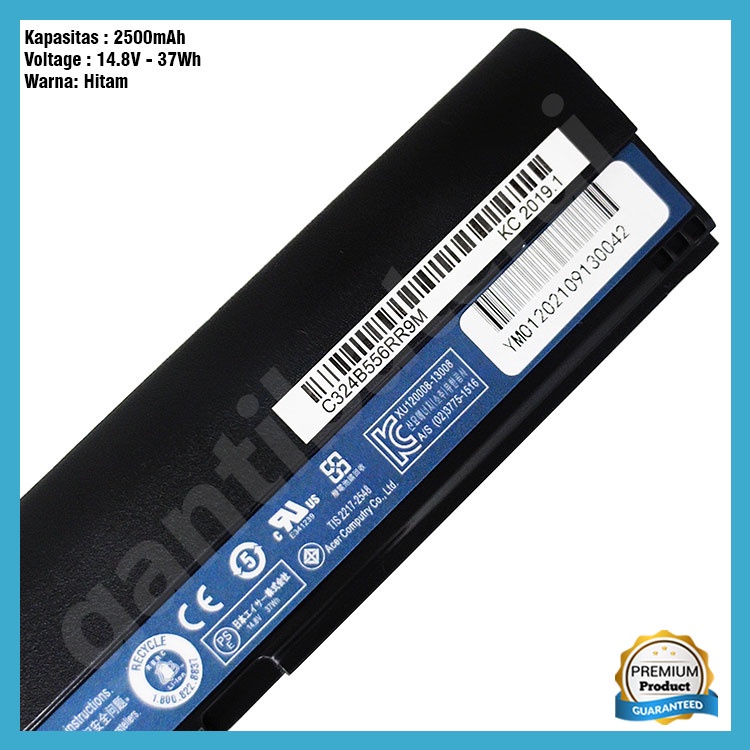 Baterai Acer Aspire One AO725 725 AO756 756 V5-121 V5-V131 V5-171 SLIM