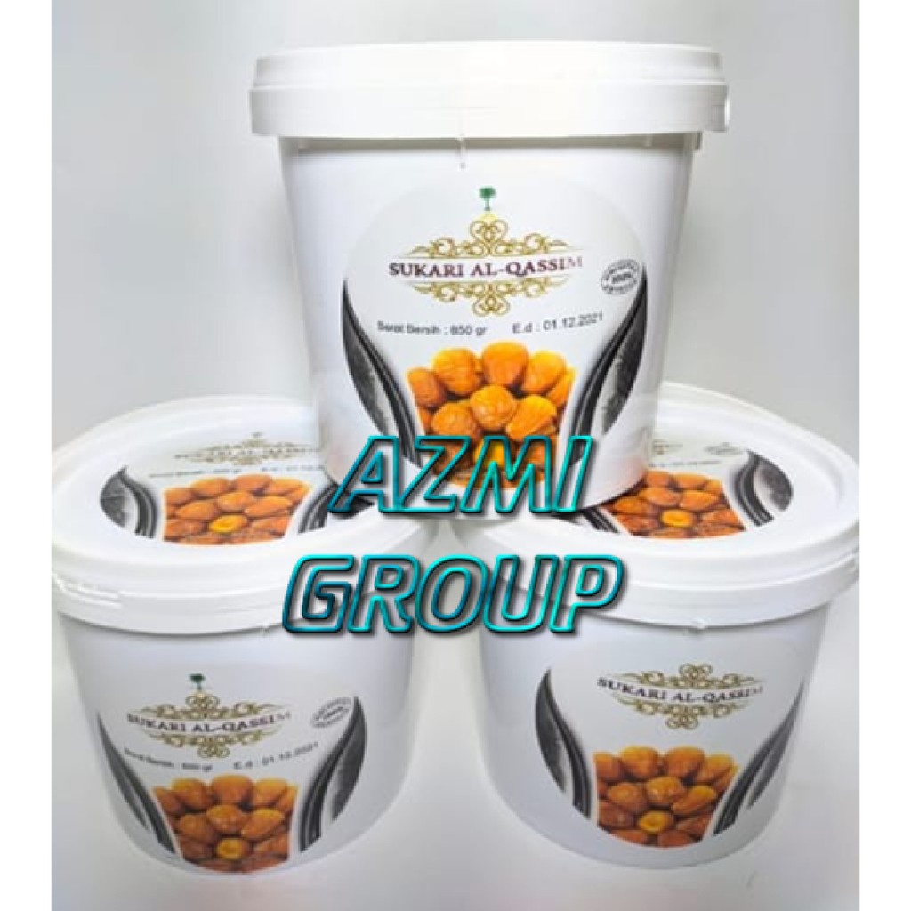 Grosir Promo Kurma Sukari ember Al-Qassim kemasan 850gr Original