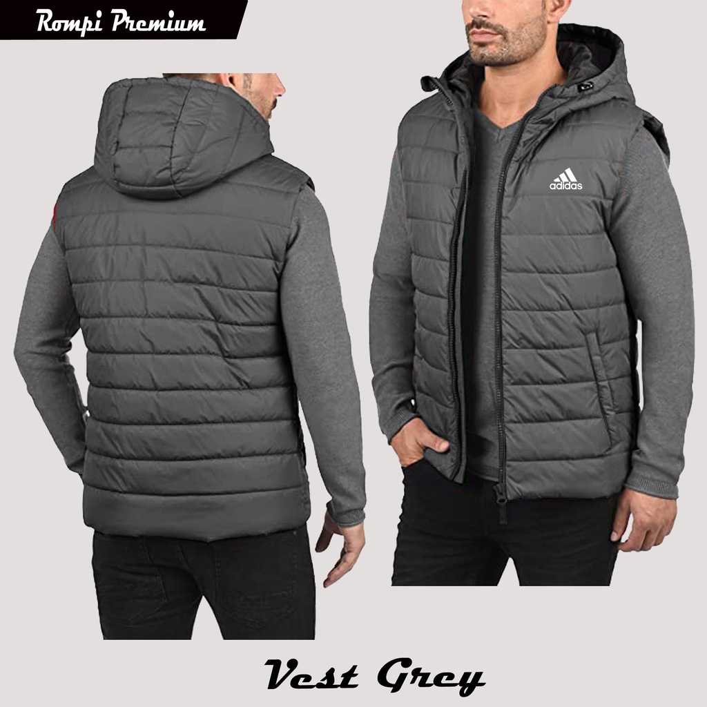 Hiking,Rompi Motor Pria Parasut Anti Angin Adds Touring Jaket Rompi Vest Pelindung Dada Tebal Hangat