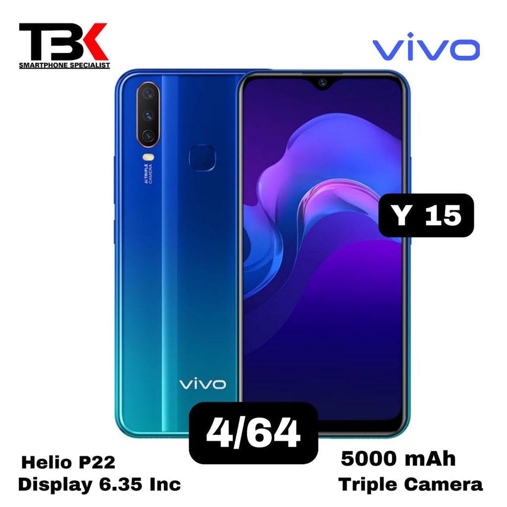 Vivo Y15 Ram 4/64 GB Second