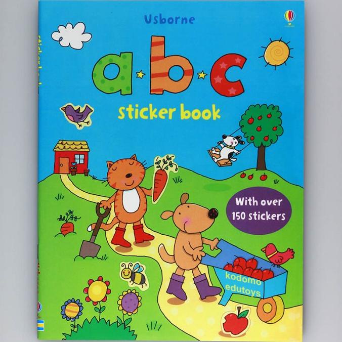 

Usborne Abc Sticker Book, Buku Aktivitas Anak,Activity Book