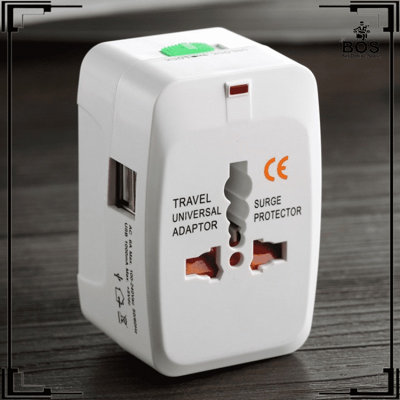 BOS TRAVEL ADAPTOR INTERNASIONAL COLOKAN UNIVERSAL / ADAPTER STEKER COLOKAN LISTRIK