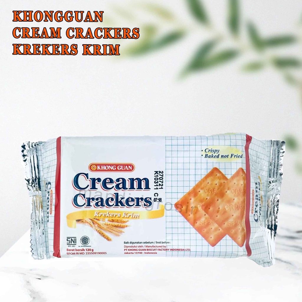 Khong guan / Cream crackers / Biskuit 120g