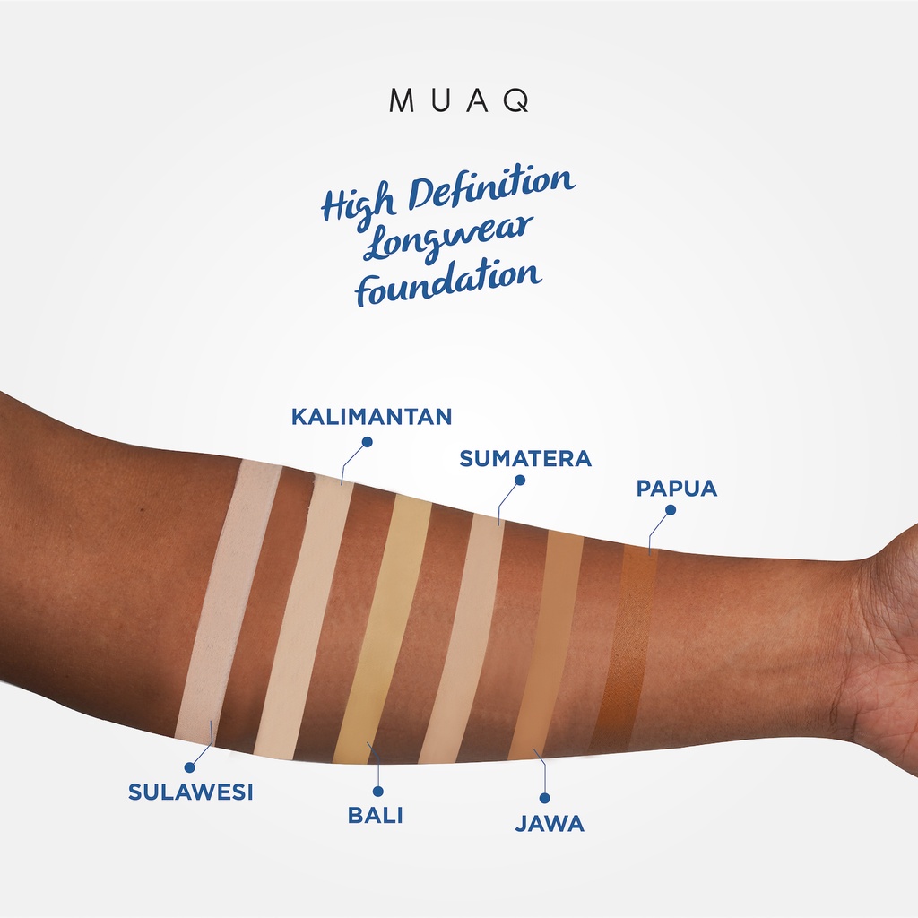 MUAQ High Definition Longwear Foundation