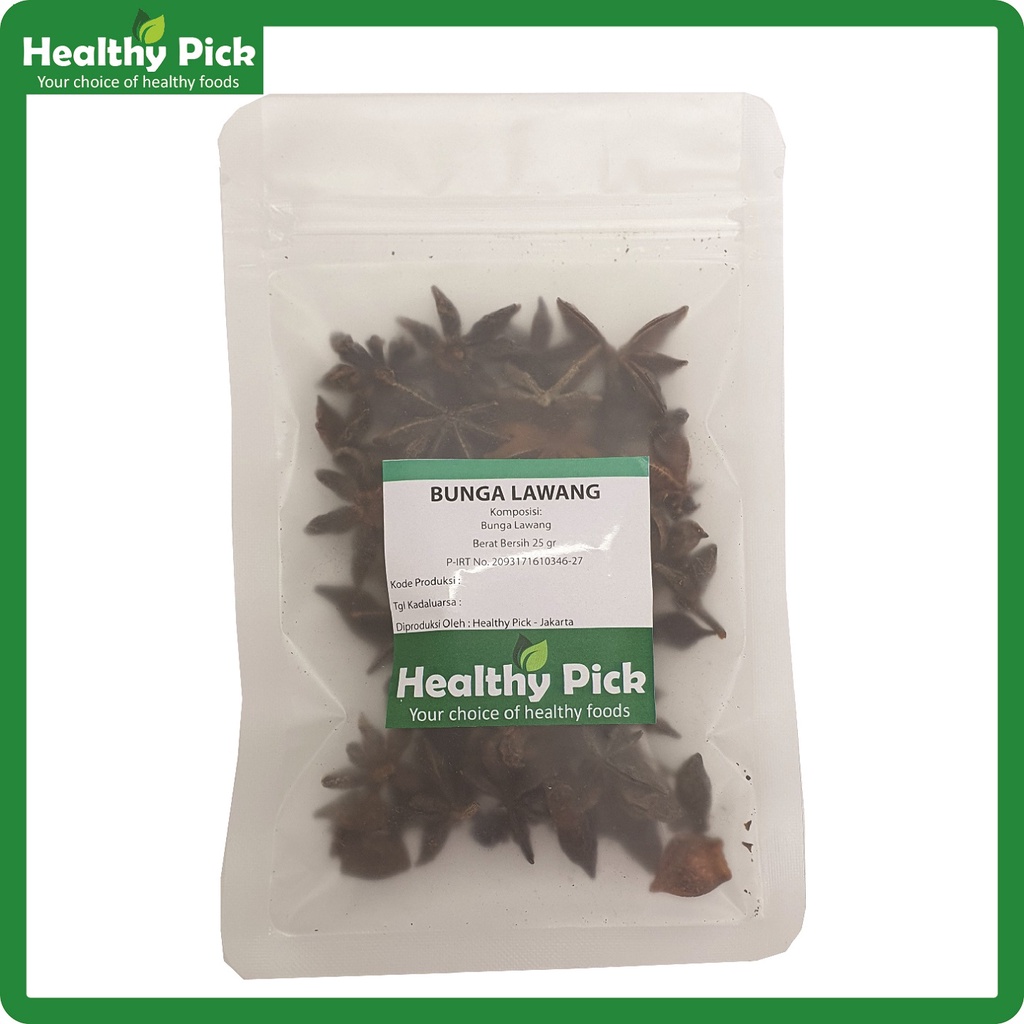 

Star Anise / Pekak / Bunga Lawang Utuh 25gr