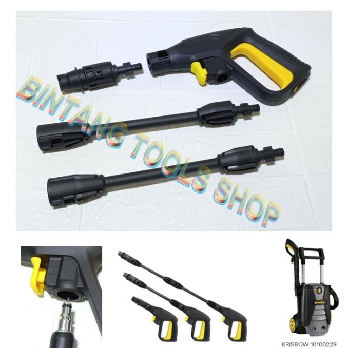 Tembakan Short Gun Stick Lance Nozzle Jet Cleaner for Krisbow 10100229