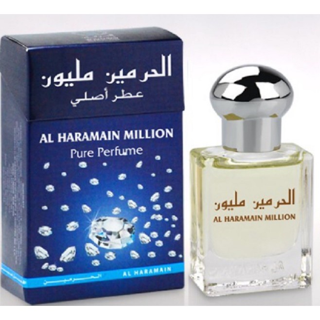 Parfum alharamain million al haromain haramain million minyak wangi million milion 15ml // 15 ml