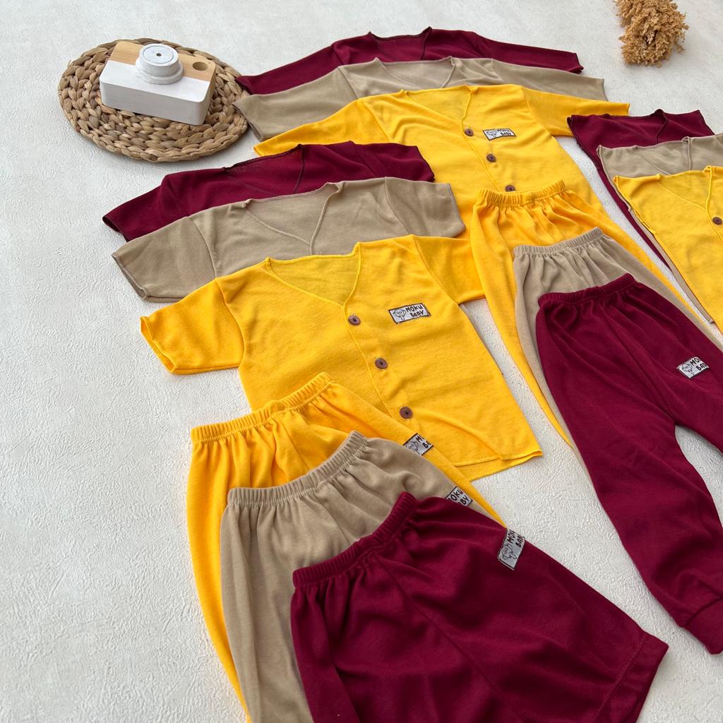 Isi 18 PCS Paket Lahiran Baju Celana Bayi Baru Lahir Gift Set Usia 0-3 Bulan Almeera Baby and Kids