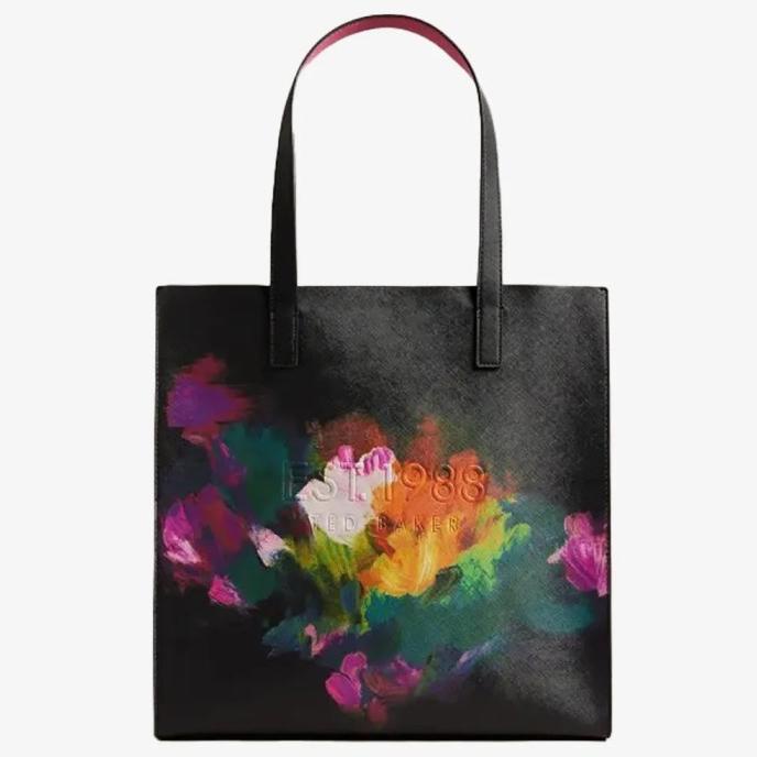 Ted Baker Pelicon Art Print Large Icon Bag (Original) Tote Bag - Black Kiara.Kach