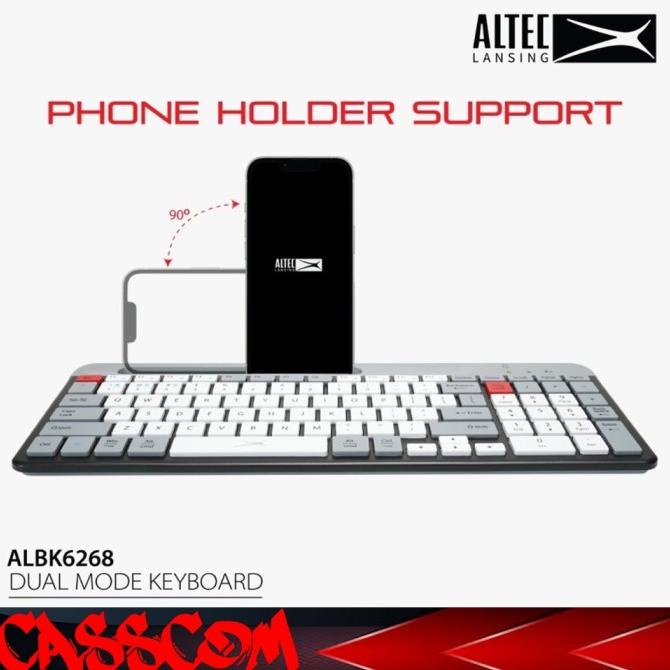 Altec Lansing Keyboard Dual Mode Wireless/Bluetooth Albk6268 Albk-6268 Storqilsax