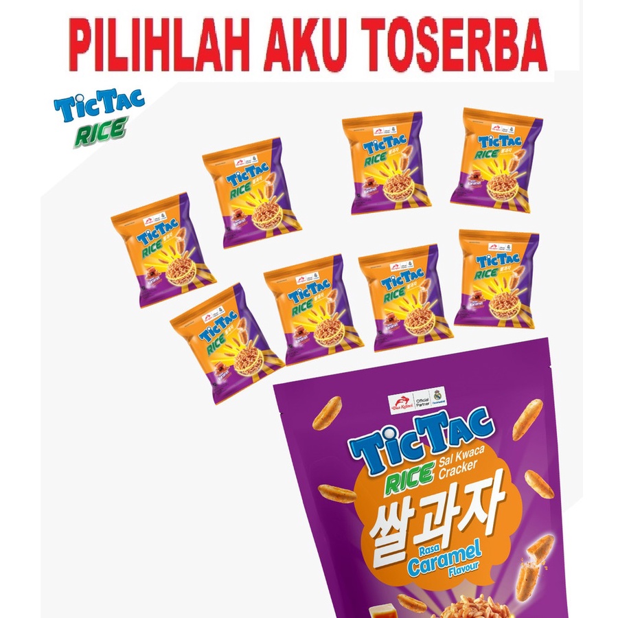 Tic Tac RICE Sharepack CARAMEL - isi 8 pcs ( HARGA SATUAN POUCH )