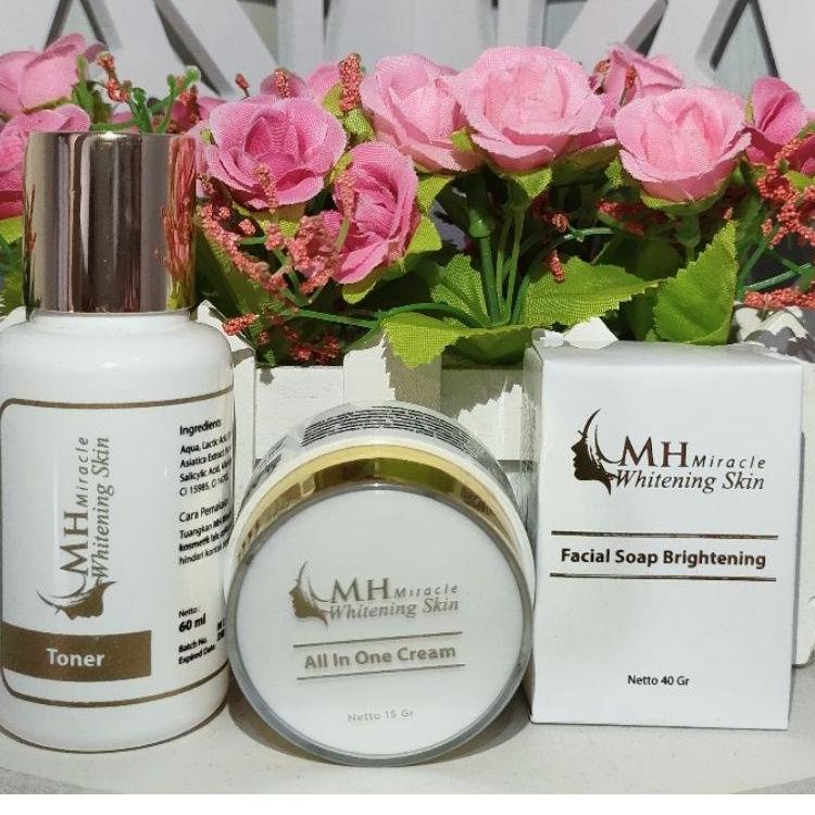 ❈ MH MIRACLE WHITENING SKIN kemasan baru  RI 100% ORIGINAL DISTRIBUTOR RESMI MH MIRACLE WHITENING ➯