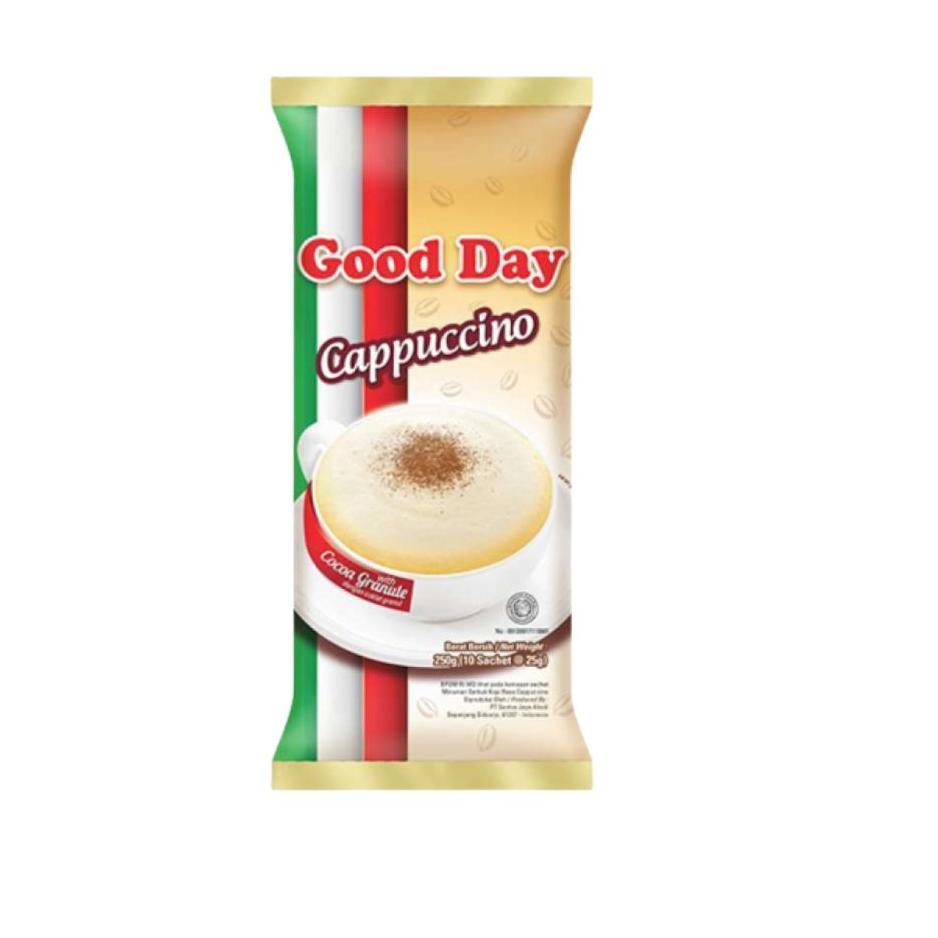 

New Mart Good Day Cappuccino 1 Renteng (10 x 25 gr)