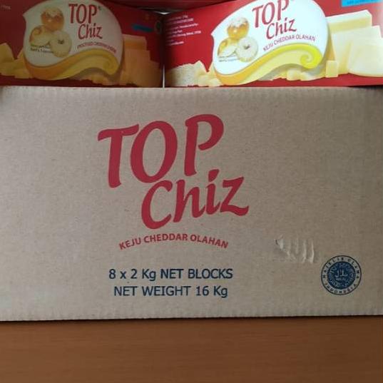 

➻ Keju Topchiz Cheddar 2kg Top Chiz ☊