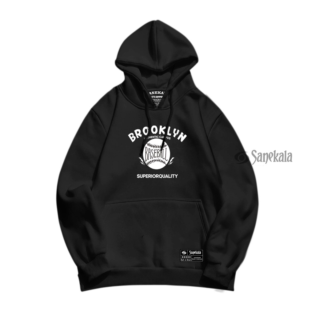 SN BROKLYN Sweater Hoodie Premium Pria Wanita Unisex Bahan Lembut Dan Tebal Size M - XXL