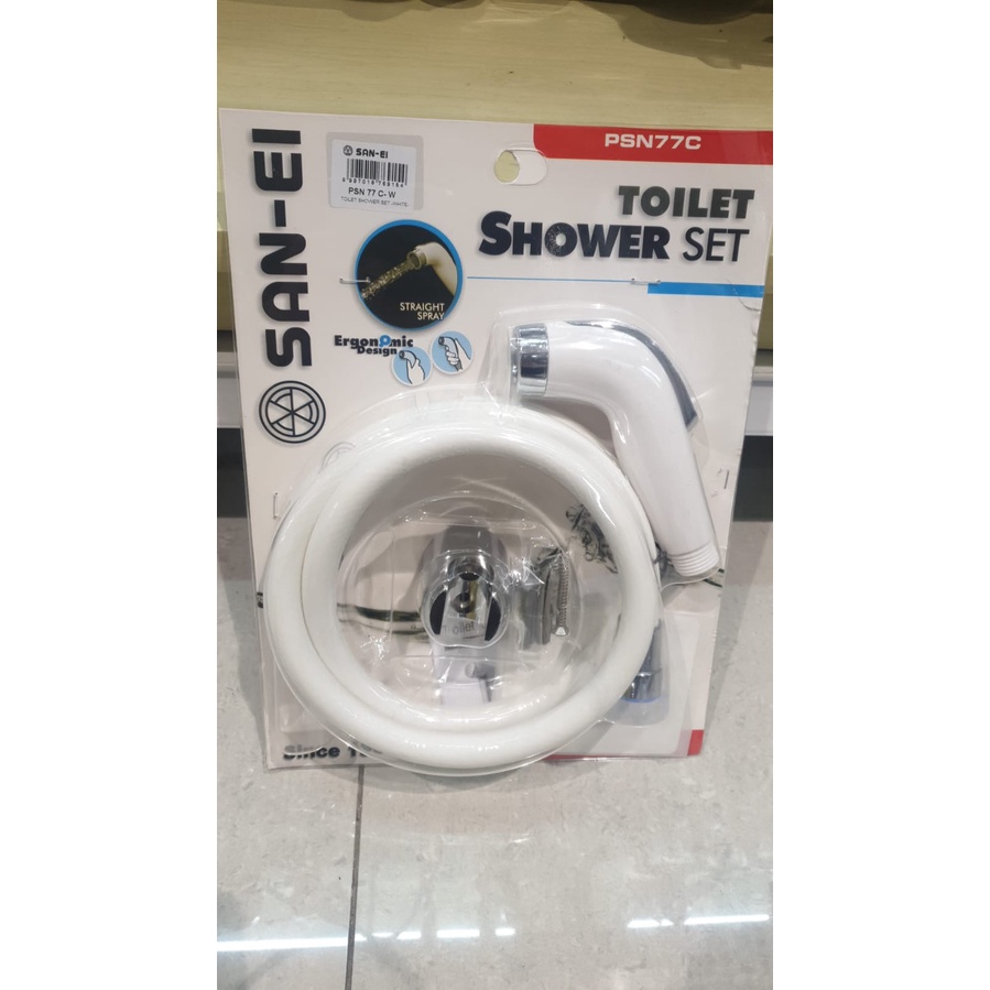 Toilet Shower set SAN-EI PSN77C putih original