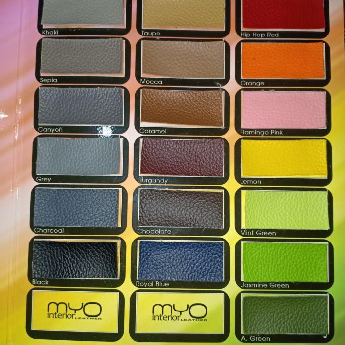 Bahan kulit sintetis / bisa untuk cover sofa meja tas dll