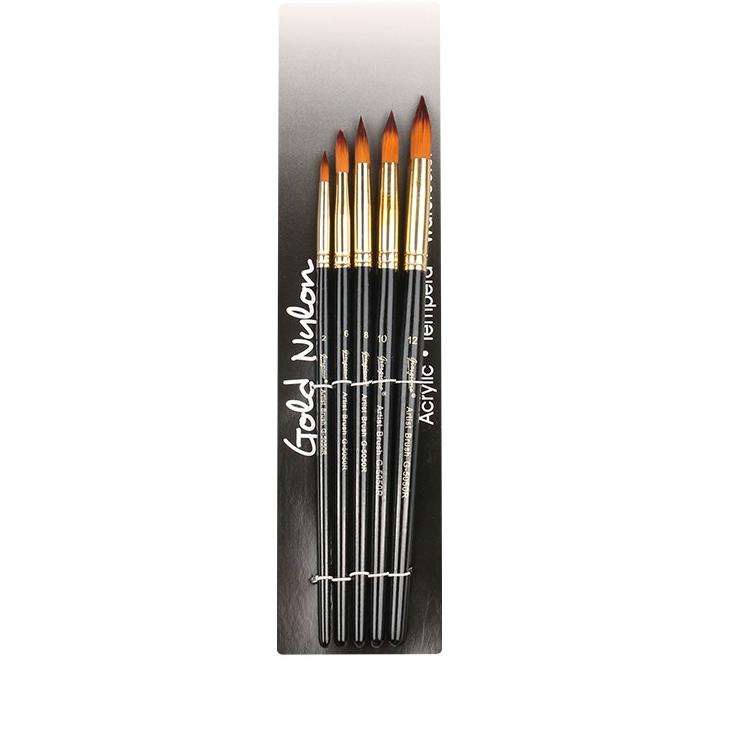 

NEW giorgione brush round set 5 G-5050R