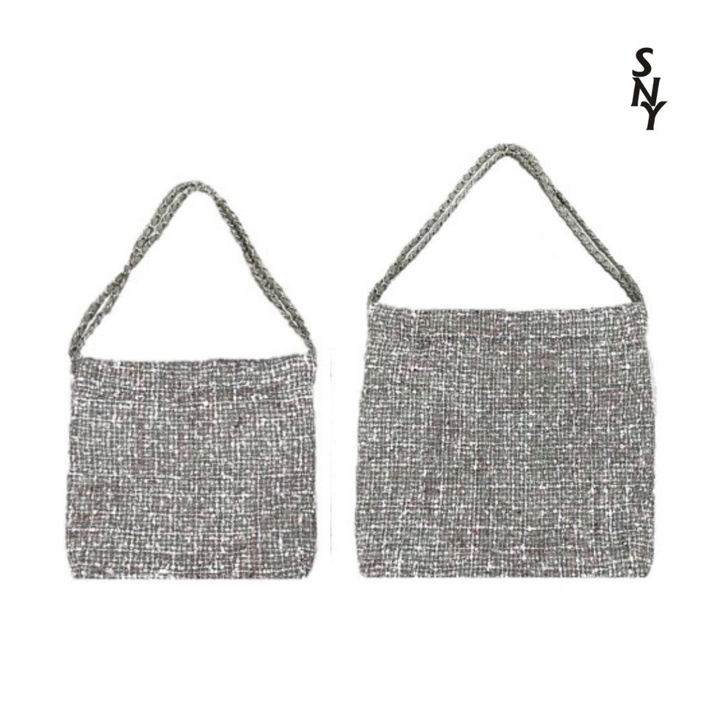 SNY x Aita Christina - Richie Gray Tweed Bag (SHW) | Shoulder Bag