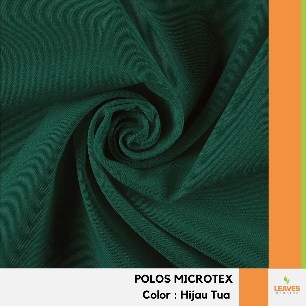 [Microtex] Bahan Kain Sprei Polos HIJAU TUA