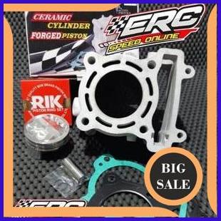 last stok CYLINDER BLOK XTR JUPITER MX - MX KING - VIXION 57 MM CERAMIC FORGED 140ZZ3