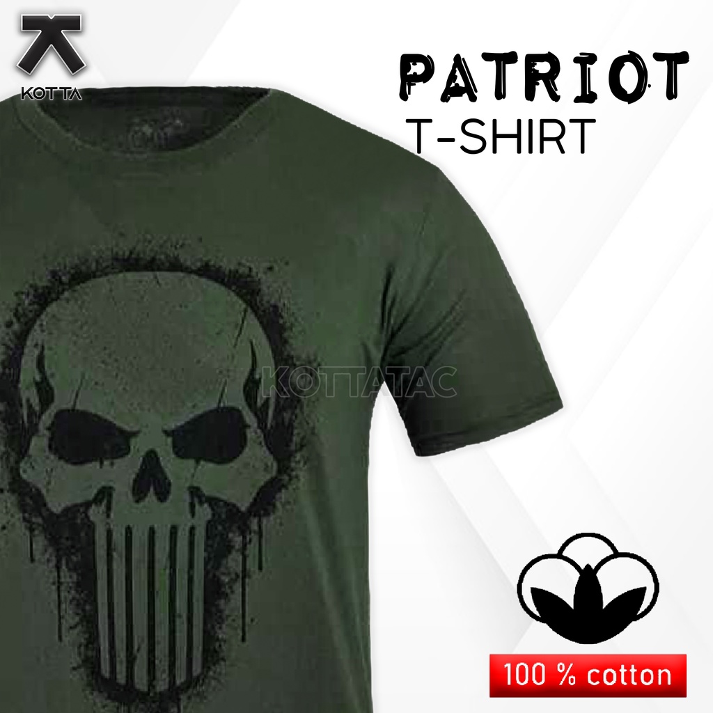 KAOS DISTRO PRIA TACTICAL PATRIOT PUNISHER SKULL TSHIRT TERBARU PAKAIAN MILITER TNI KASUAL BAJU DISTRO PRIA HIJAU ARMY OLIVE OUTDOOR TACTICAL MILITARY