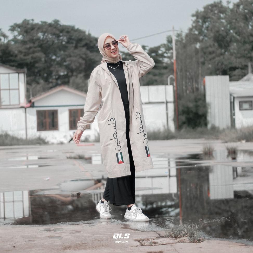 STOK TERBARU Jaket Hijab Panjang Jaket Muslimah Jaket Cewe Jaket Perempuan