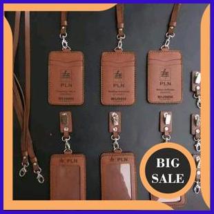 

suku cadang id name tag kulit asli id card ll dompet card ll dompet card dan tali kulit 140ZZ3