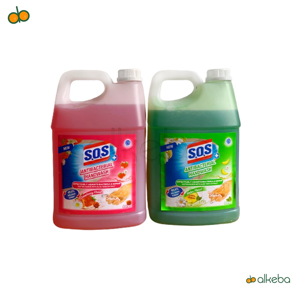 SOS Handsoap hand soap handwash 4 liter sabun cuci tangan