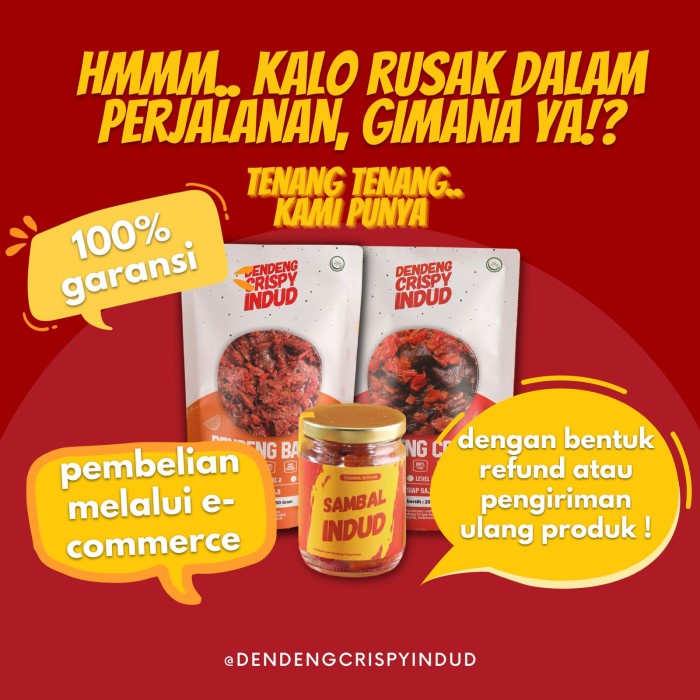 

Dendeng Basah / Moisty Balado 125 Gram
