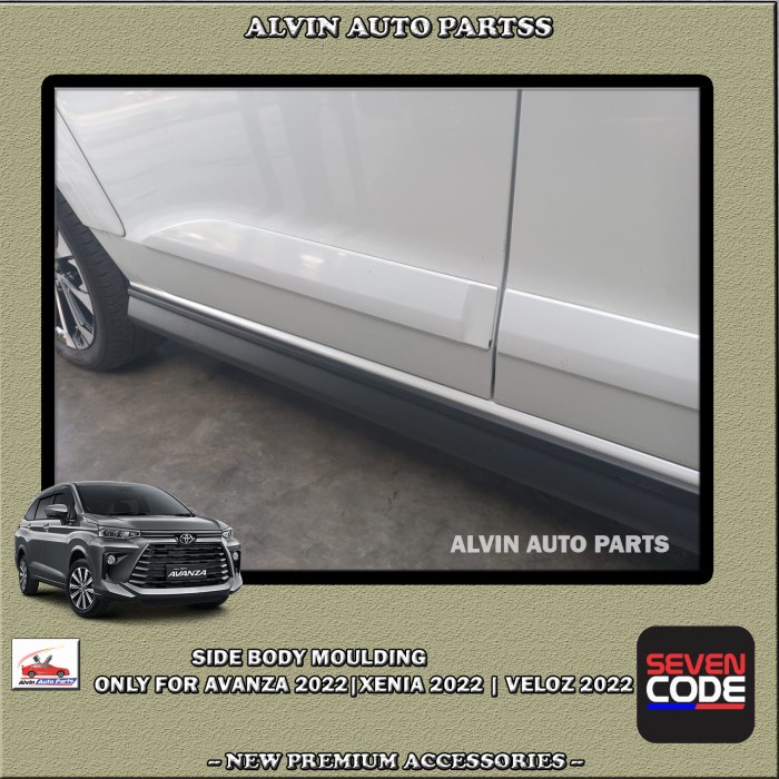 LIST BODY AVANZA 2022 XENIA 2022 VELOZ 2022 / SIDE BODY MOULDING VELOZ