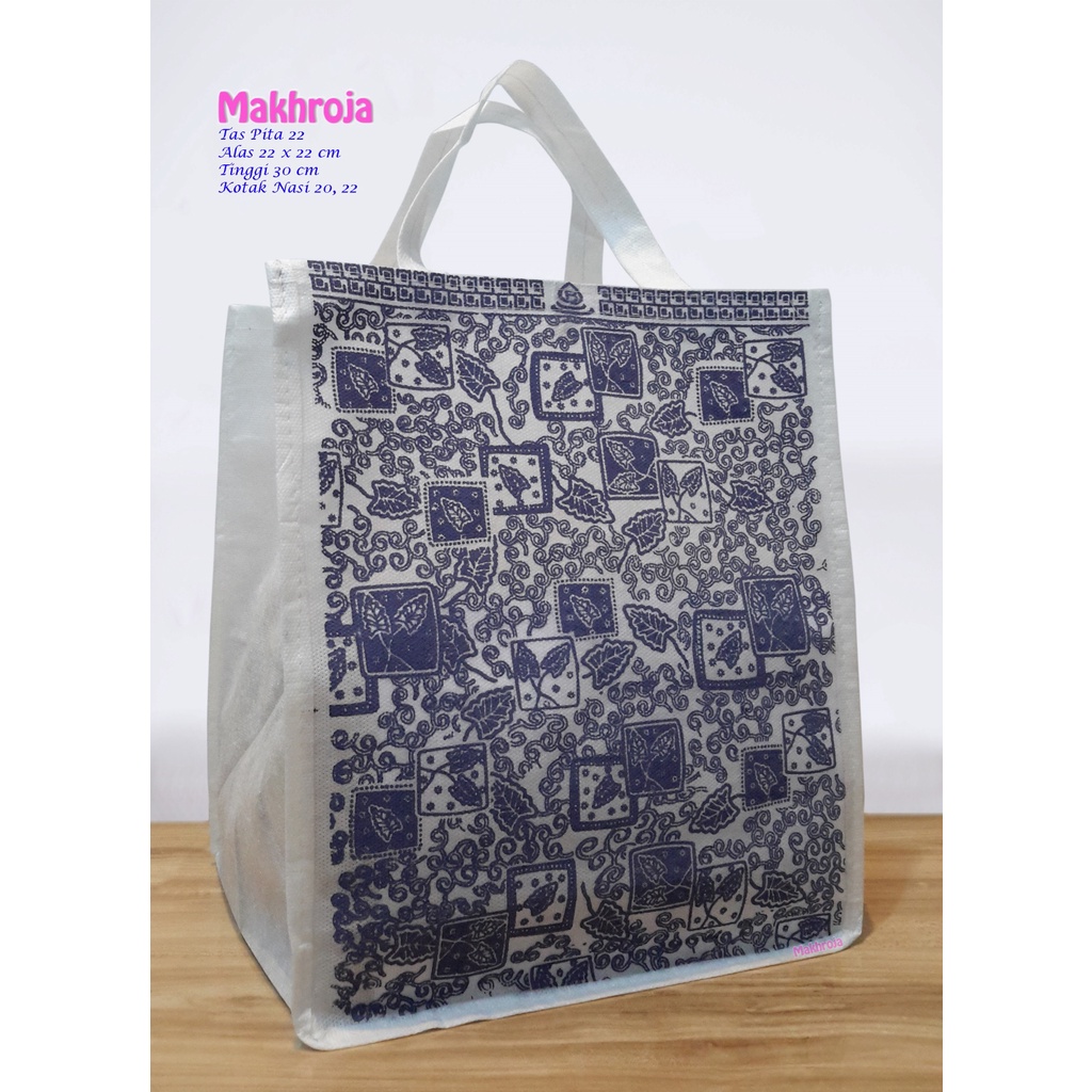 

Tas Hajatan Spunbond Pita 22 Tropical Navy