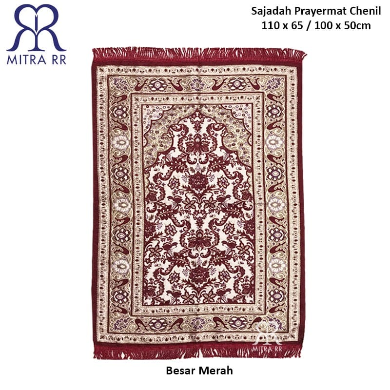 Sajadah Motif Cantik / Prayer Mat Oleh oleh Haji Umroh - Ukuran Besar