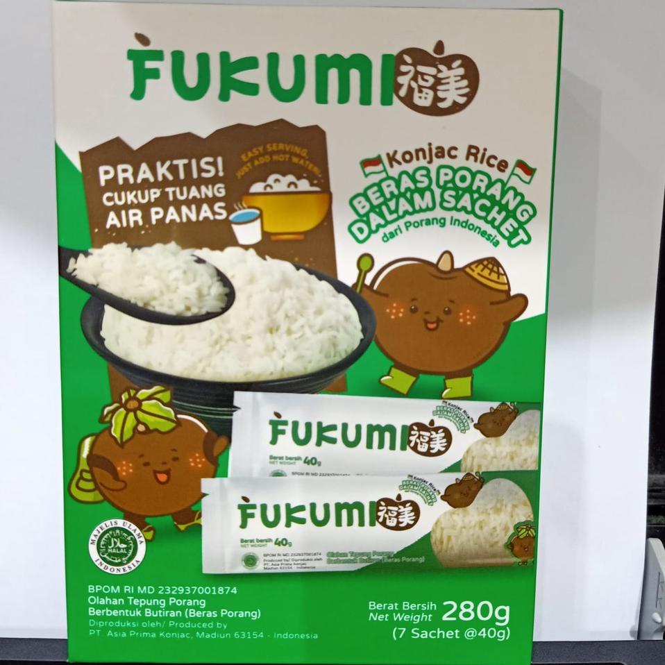 

❊ FUKUMI BERAS PORANG BOX SACHET (7x @40 gram) ♡