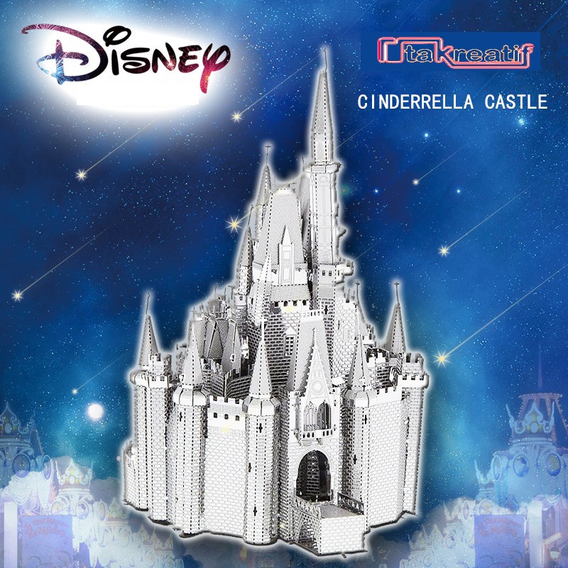 Metal 3d Puzzle Cinderella Castle | Nano Metal Puzzle Castle