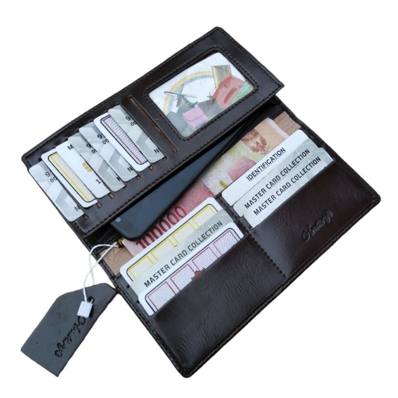 DOMPET  PANJANG PRIA KULIT ASL 100% ORIGINAL/ DOMPET KULIT PANJANG PRIA WANITA LEMBUT ASLI GARUT/ Dompet kulit Pull up/ Dompet wallet kulit pria Dompet Fashion daily
