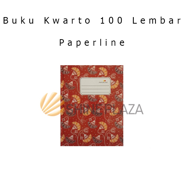 

Buku Tulis Kwarto Paperline 100 Lembar - Quarto Kuarto Hardcover Hard Cover Writing Book Murah