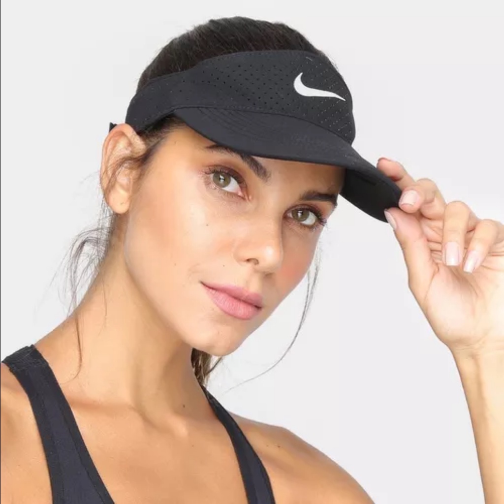 Nike AeroBill Adjustable Training Visor AV6960 Topi Original 100%