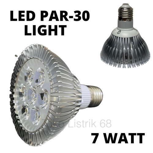 BOHLAM LAMPU PAR 30 LED 7X1 WATT E27 KUNING