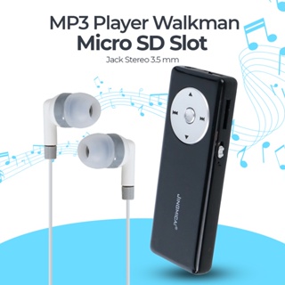 Portable Mini MP3 Player MP3 Player, Music Player with Built-in Speaker, Ultra Slim Music Player, Portable HiFi Lossless Sound, Support up to 64GB